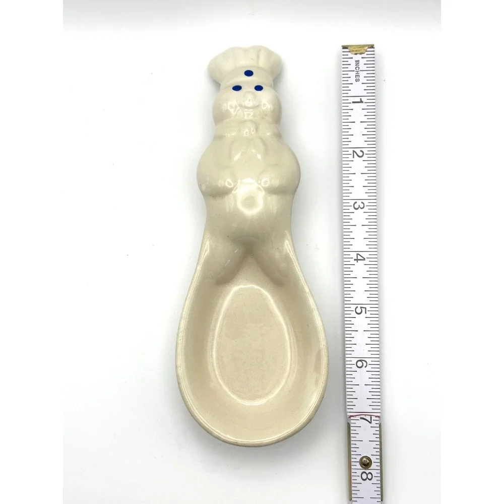 Vintage 2003 Pillsbury Doughboy Ceramic Spoon Rest Benjamin Medwin Poppin Fresh